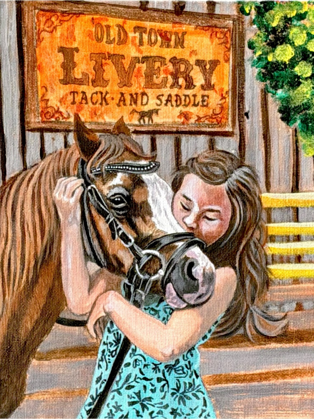True Love - original8X10”  acrylic painting on canvas board